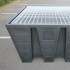 Bac de rétention plastique 1100l empilable - 1 IBC Bac de rétention plastique 1100l empilable - 1 IBC