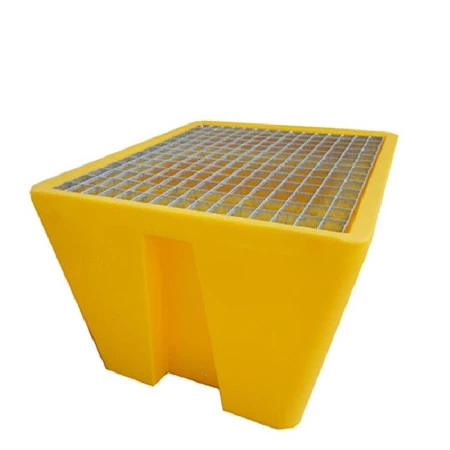 Bac de rétention plastique 240l empilable - 1 fût Bac de rétention plastique 240l empilable - 1 fût