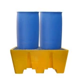 Bac de rétention plastique 300l empilable - 2 fûts Bac de rétention plastique 300l empilable - 2 fûts