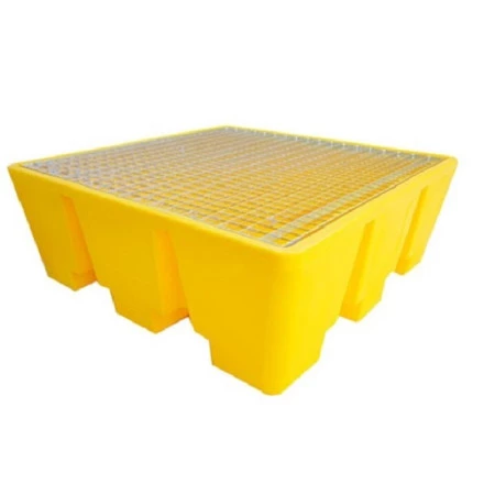 Bac de rétention plastique 475l empilable - 4 fûts Bac de rétention plastique 475l empilable - 4 fûts