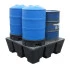 Bac de rétention plastique 4 fûts. 475 litres Bac de rétention plastique 4 fûts. 475 litres