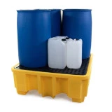 Bac de rétention plastique 485l - 4 fûts Bac de rétention plastique 485l - 4 fûts