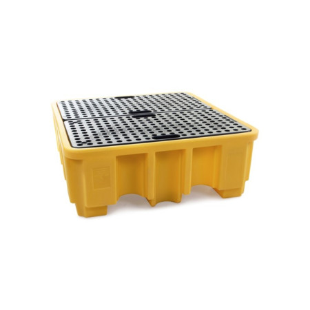 Bac de rétention plastique 485l - 4 fûts Bac de rétention plastique 485l - 4 fûts