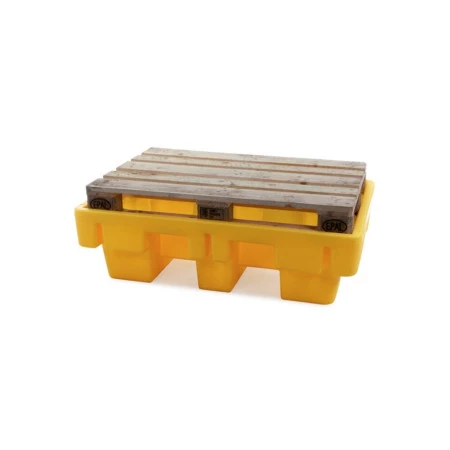 Palette de rétention 230l sans caillebotis - 2 fûts Palette de rétention 230l sans caillebotis - 2 fûts