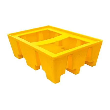 Bac de rétention jaune pour palette Europe Bac de rétention jaune pour palette Europe