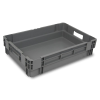 Bac plastique plein 600 x 400 emboîtable 50%