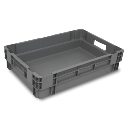Bac plastique plein 600 x 400 emboîtable 50% Bac plastique plein 600 x 400 emboîtable 50%