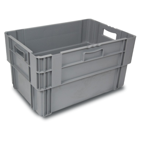 Bac plastique plein 600 x 400 emboîtable 50% Bac plastique plein 600 x 400 emboîtable 50%