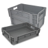 Bac plastique plein 600 x 400 emboîtable 50% Bac plastique plein 600 x 400 emboîtable 50%