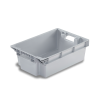 Bac plastique plein 600 x 400 emboîtable 70%
