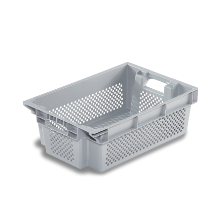 Bac plastique plein 600 x 400 emboîtable 70% Bac plastique plein 600 x 400 emboîtable 70%