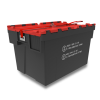 Bac navette 600 x 400 avec couvercle - certifié UN 65L