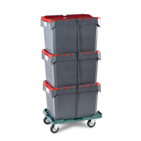 Bac navette 600 x 400 avec couvercle - Pro - bicolore Bac navette 600 x 400 avec couvercle - Pro - bicolore