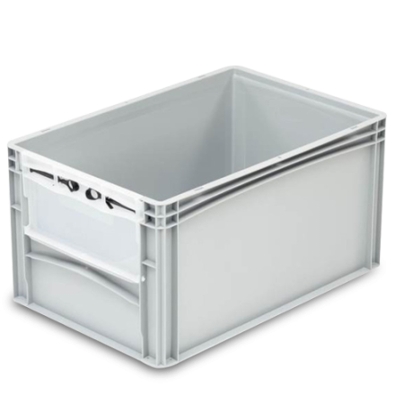 Bac Europe 600 x 400 ouverture frontale avec porte Bac Europe 600 x 400 ouverture frontale avec porte