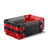 Bac plastique 600 x 400 bicolore emboîtable 50% ajouré Bac plastique 600 x 400 bicolore emboîtable 50% ajouré