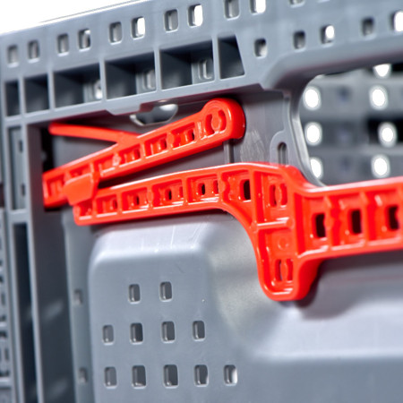 Bac Europe 600 x 400 pliable ajouré Bac Europe 600 x 400 pliable ajouré