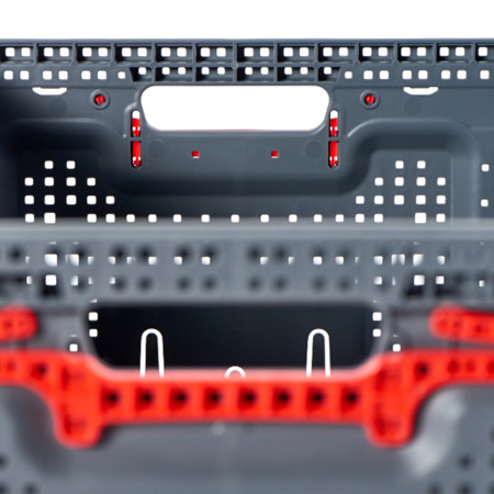 Bac Europe 600 x 400 pliable ajouré Bac Europe 600 x 400 pliable ajouré
