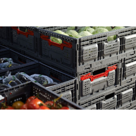 Bac Europe 600 x 400 pliable ajouré Bac Europe 600 x 400 pliable ajouré
