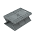 Bac Europe 600 x 400 pliable ajouré Bac Europe 600 x 400 pliable ajouré