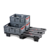 Bac Europe 600 x 400 pliable ajouré Bac Europe 600 x 400 pliable ajouré