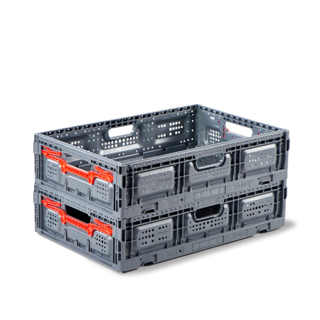 Bac Europe 600 x 400 pliable ajouré Bac Europe 600 x 400 pliable ajouré