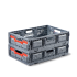 Bac Europe 600 x 400 pliable ajouré Bac Europe 600 x 400 pliable ajouré