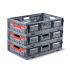 Bac Europe 600 x 400 pliable ajouré Bac Europe 600 x 400 pliable ajouré