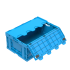 Bac Europe 600 x 400 pliable avec couvercle Bac Europe 600 x 400 pliable avec couvercle