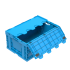Bac Europe 600 x 400 pliable avec couvercle Bac Europe 600 x 400 pliable avec couvercle