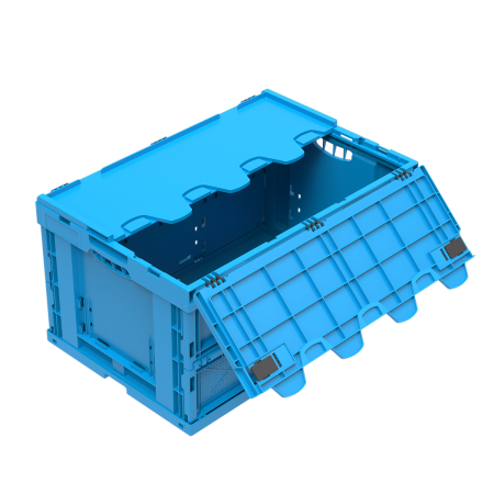 Bac Europe 600 x 400 pliable avec couvercle Bac Europe 600 x 400 pliable avec couvercle