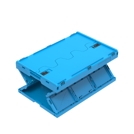 Bac Europe 600 x 400 pliable avec couvercle Bac Europe 600 x 400 pliable avec couvercle