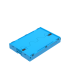 Bac Europe 600 x 400 pliable avec couvercle Bac Europe 600 x 400 pliable avec couvercle