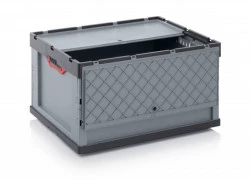 Bac Europe 800 x 600 pliable avec couvercle