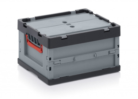 Bacs Europe 400 x 300 pliable avec couvercle Bacs Europe 400 x 300 pliable avec couvercle