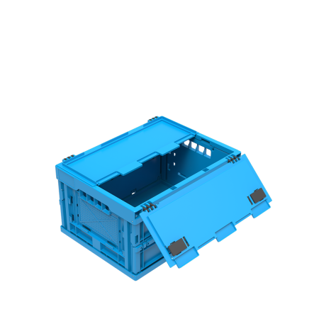 Bacs Europe 400 x 300 pliable avec couvercle Bacs Europe 400 x 300 pliable avec couvercle