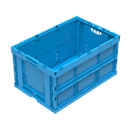 Lot de 10 Bacs Europe 600 x 400 pliable plein Lot de 10 Bacs Europe 600 x 400 pliable plein