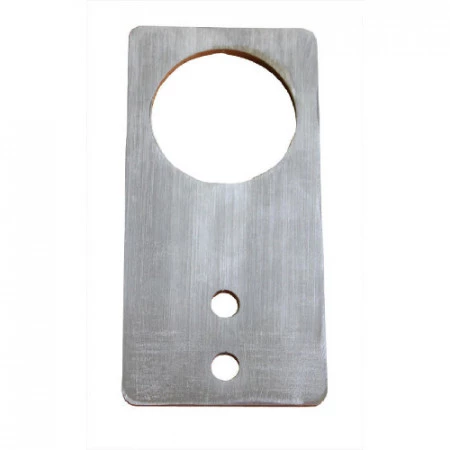Paire de plaques d'assise pour balance au sol en inox Paire de plaques d'assise pour balance au sol en inox