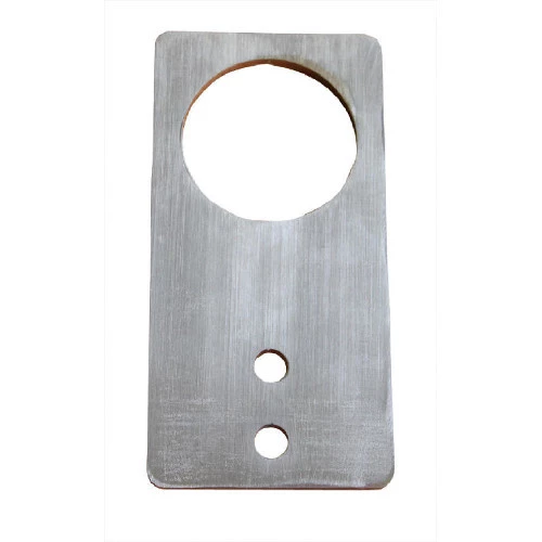 Paire de plaques d'assise pour balance au sol en inox Paire de plaques d'assise pour balance au sol en inox
