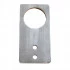 Paire de plaques d'assise pour balance au sol en inox