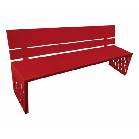 Banc et banquette design en acier