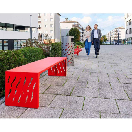 Banc et banquette design en acier Banc et banquette design en acier