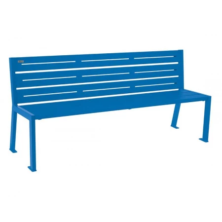 Banc et banquette en acier