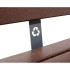 Banc et banquette en plastique recyclé Banc et banquette en plastique recyclé