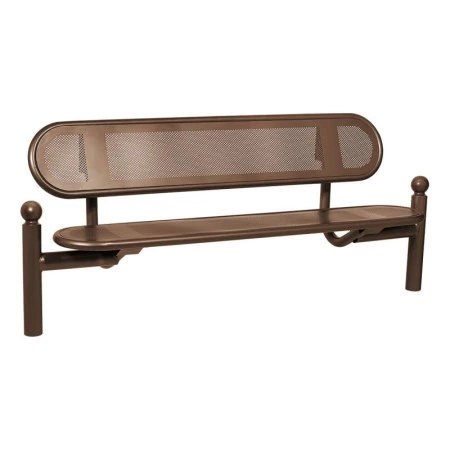 Banc et banquette métallique