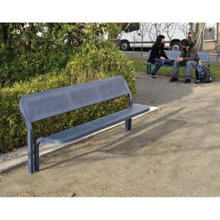 Banc extérieur en métal confort Banc extérieur en métal confort