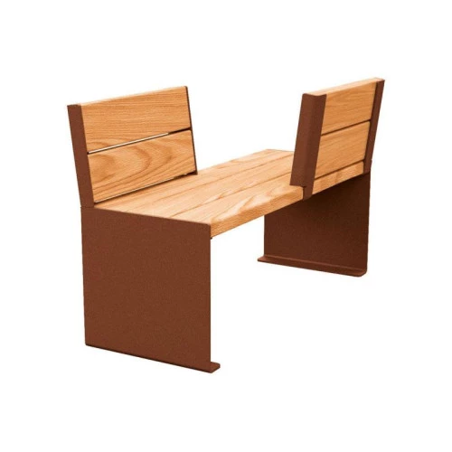 Banc face à face moderne