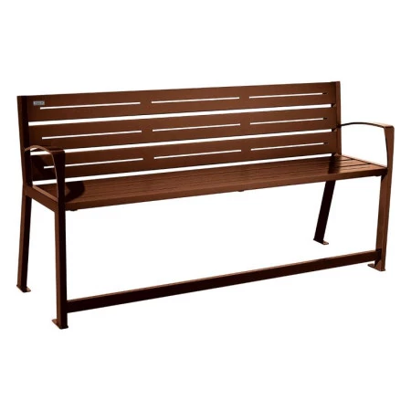 Banc rehaussé pour seniors en acier