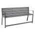 Banc rehaussé pour seniors en acier Banc rehaussé pour seniors en acier