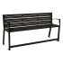 Banc rehaussé pour seniors en acier Banc rehaussé pour seniors en acier