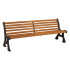 Banc robuste pour jardins publics Banc robuste pour jardins publics
